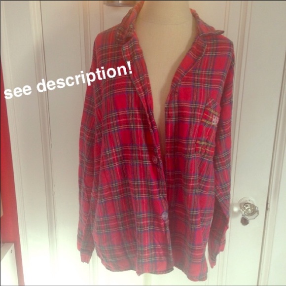 Oscar de la Renta Tops - Vintage Oscar de la Renta "Ben" Flannel Shirt ❤️ Oscar de la Renta Tops - Vintage Oscar de la Renta "Ben" Flannel Shirt ❤️
